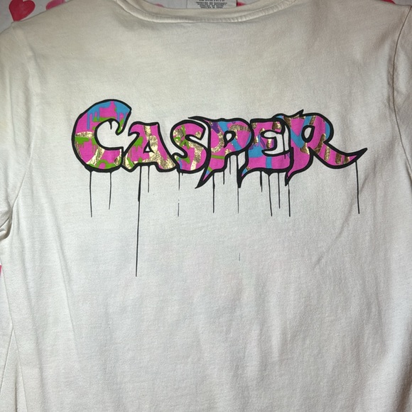 Fovever 21 Alec Monopoly Saturday Morning Tv Casper Graffiti T Shirt - Picture 4 of 4